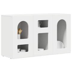 Sideboard ELST 100 x 35 x 59 cm Engineered Wood White