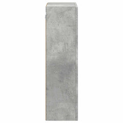vidaXL Hanging Cabinet with Shelf ELST Concrete Grey 59 x 20 x 71.5 cm 6
