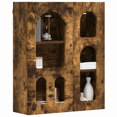 vidaXL Hanging Cabinet with Shelf ELST Smoked Oak 59 x 20 x 71.5 cm 3