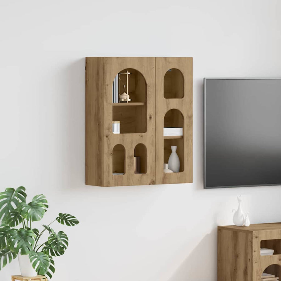 Hanging Cabinet with Shelf ELST Artisan Oak