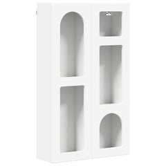 vidaXL Hanging Cabinet ELST White 59 x 20 x 100 cm Engineered Wood 2