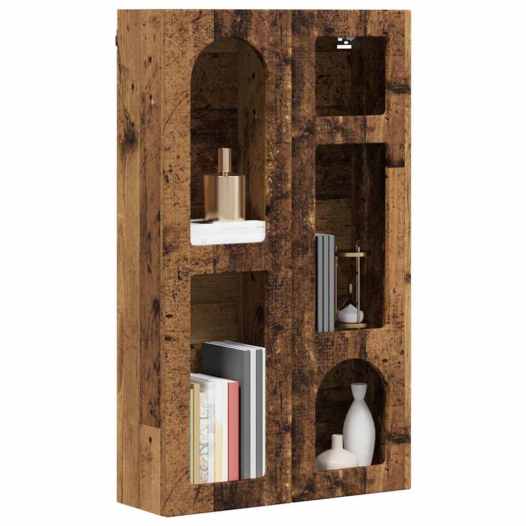 vidaXL Hanging Cabinet ELST Old Wood 59 x 20 x 100 cm Engineered Wood 3