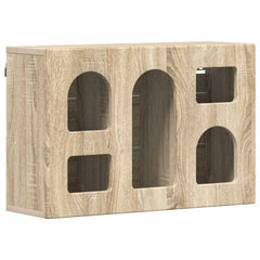 vidaXL Hanging Cabinet ELST Sonoma Oak 60 x 20 x 40 cm Engineered Wood 2
