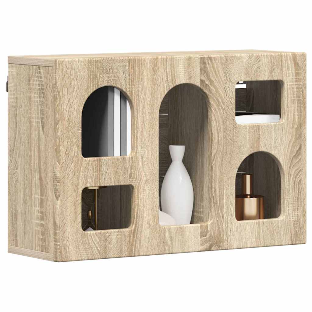 vidaXL Hanging Cabinet ELST Sonoma Oak 60 x 20 x 40 cm Engineered Wood 3