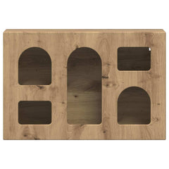 vidaXL Hanging Cabinet with Shelf ELST Artisan Oak 60 x 20 x 40 cm 6