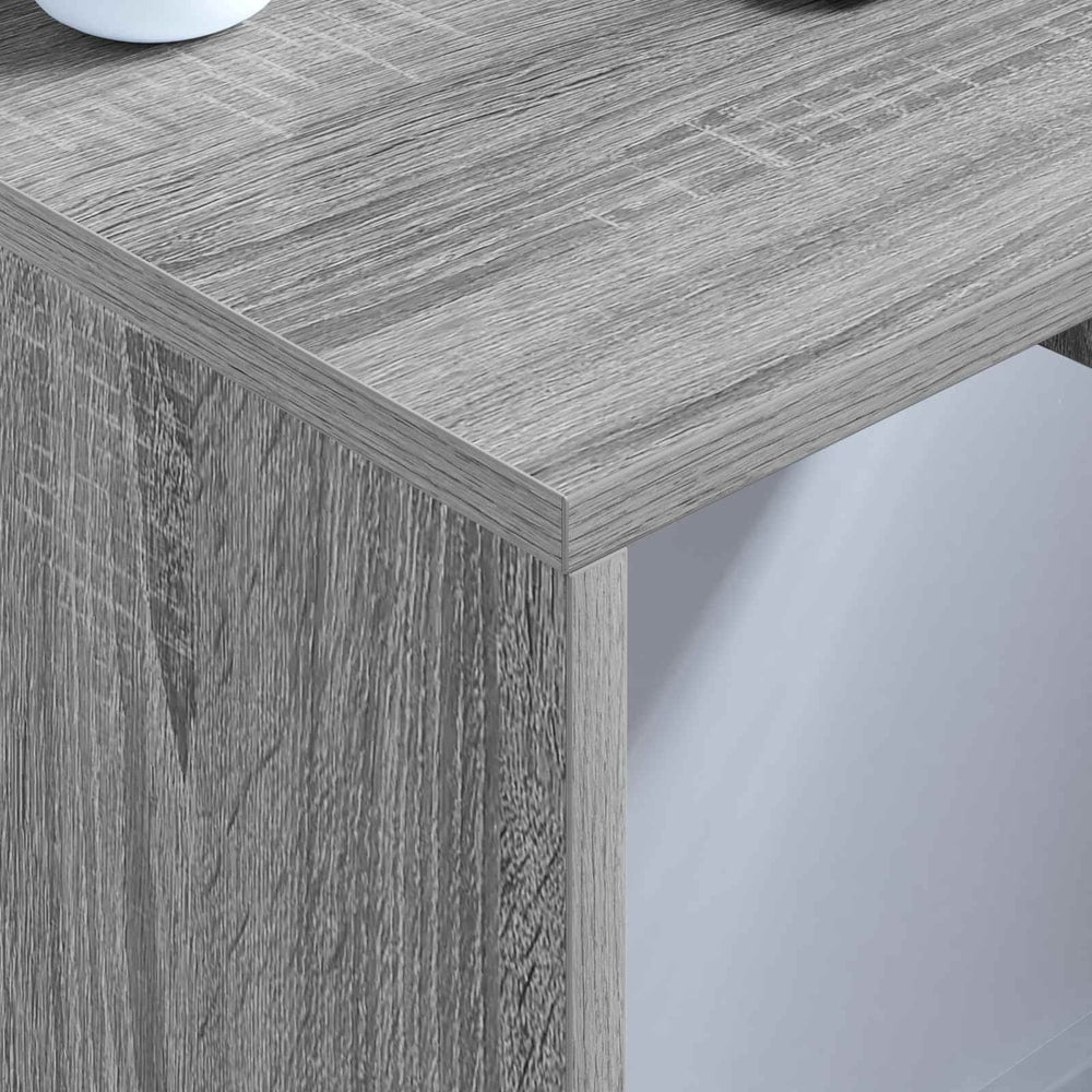 vidaXL Wall-Mounted Desk Grey Sonoma 60 x 45 x 30 cm Engineered Wood 4