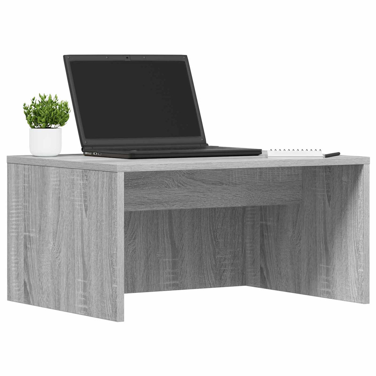 vidaXL Wall-Mounted Desk Grey Sonoma 60 x 45 x 30 cm Engineered Wood 3