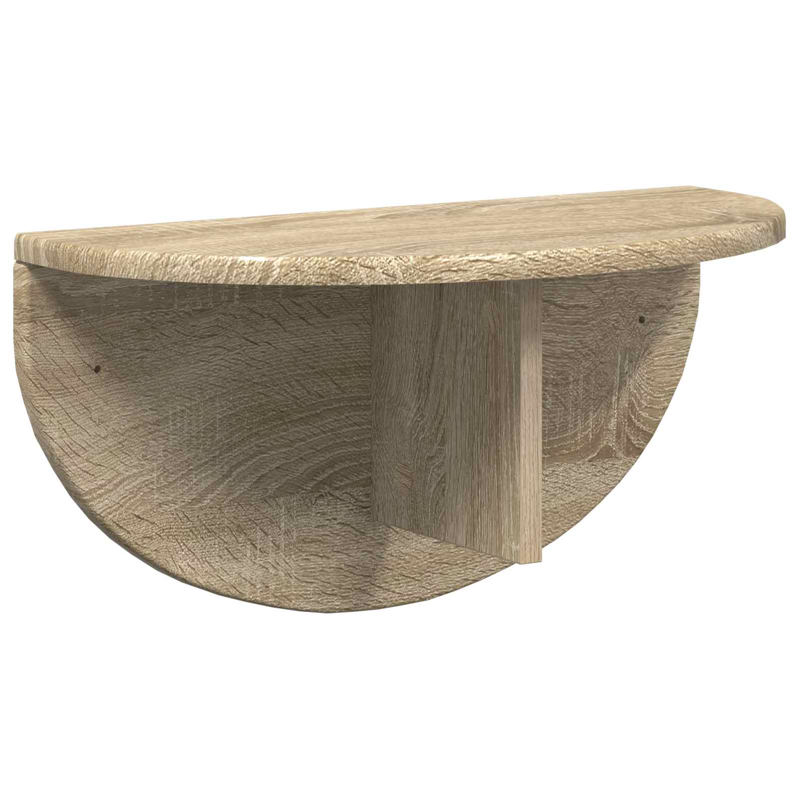 vidaXL Wall Shelf 2 pcs Sonoma Oak 48 x 24 x 24 cm Engineered Wood 5