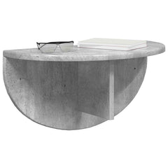vidaXL Wall Shelf 2 pcs Concrete Grey 48 x 24 x 24 cm Engineered Wood 3