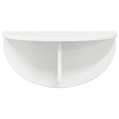 vidaXL Wall Shelf Wall-Mounted High Gloss White 48 x 24 x 24 cm 5