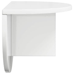 vidaXL Wall Shelf Wall-Mounted High Gloss White 48 x 24 x 24 cm 6