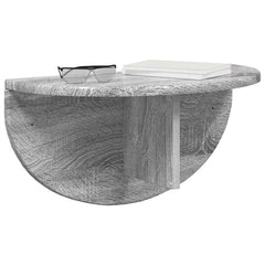 vidaXL Wall Shelf 2 pcs Grey Sonoma 48 x 24 x 24 cm Engineered Wood 3