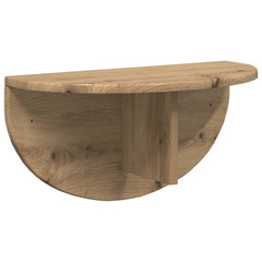 vidaXL Wall Shelf 2 pcs Artisan Oak 48 x 24 x 24 cm Engineered Wood 5