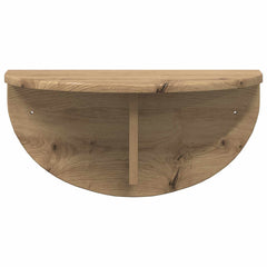 vidaXL Wall Shelf 2 pcs Artisan Oak 48 x 24 x 24 cm Engineered Wood 6