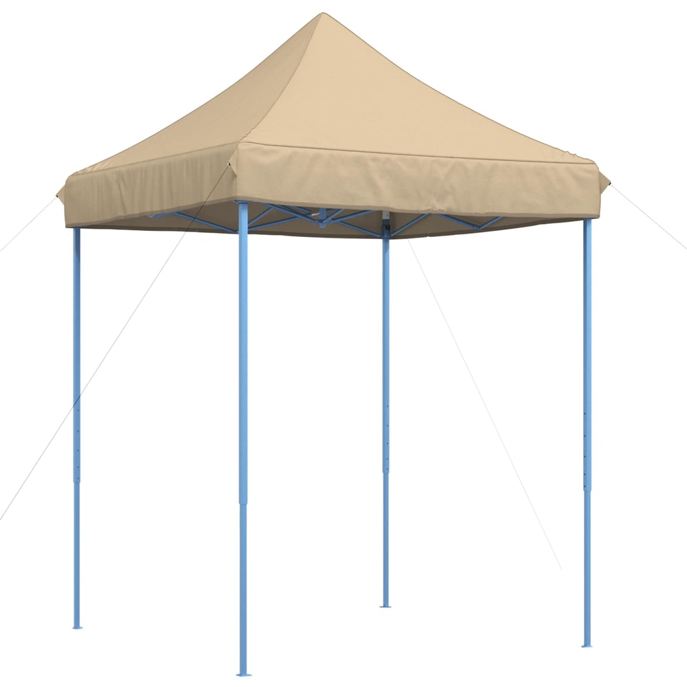 Party Tent 200 x 200 x 306 cm Oxford Fabric Yes without Sidewall Beige