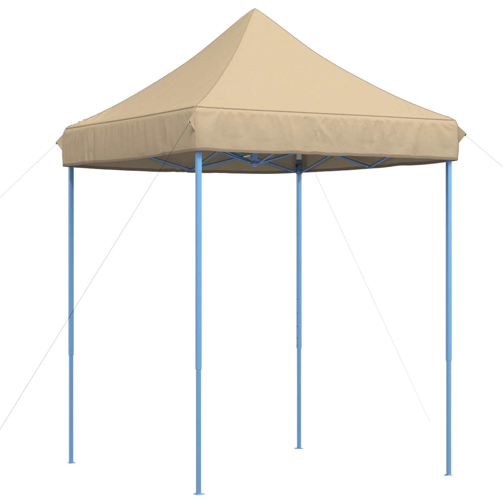 Party Tent 200 x 200 x 306 cm Oxford Fabric Yes without Sidewall Beige