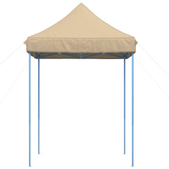Party Tent 200 x 200 x 306 cm Oxford Fabric Yes without Sidewall Beige