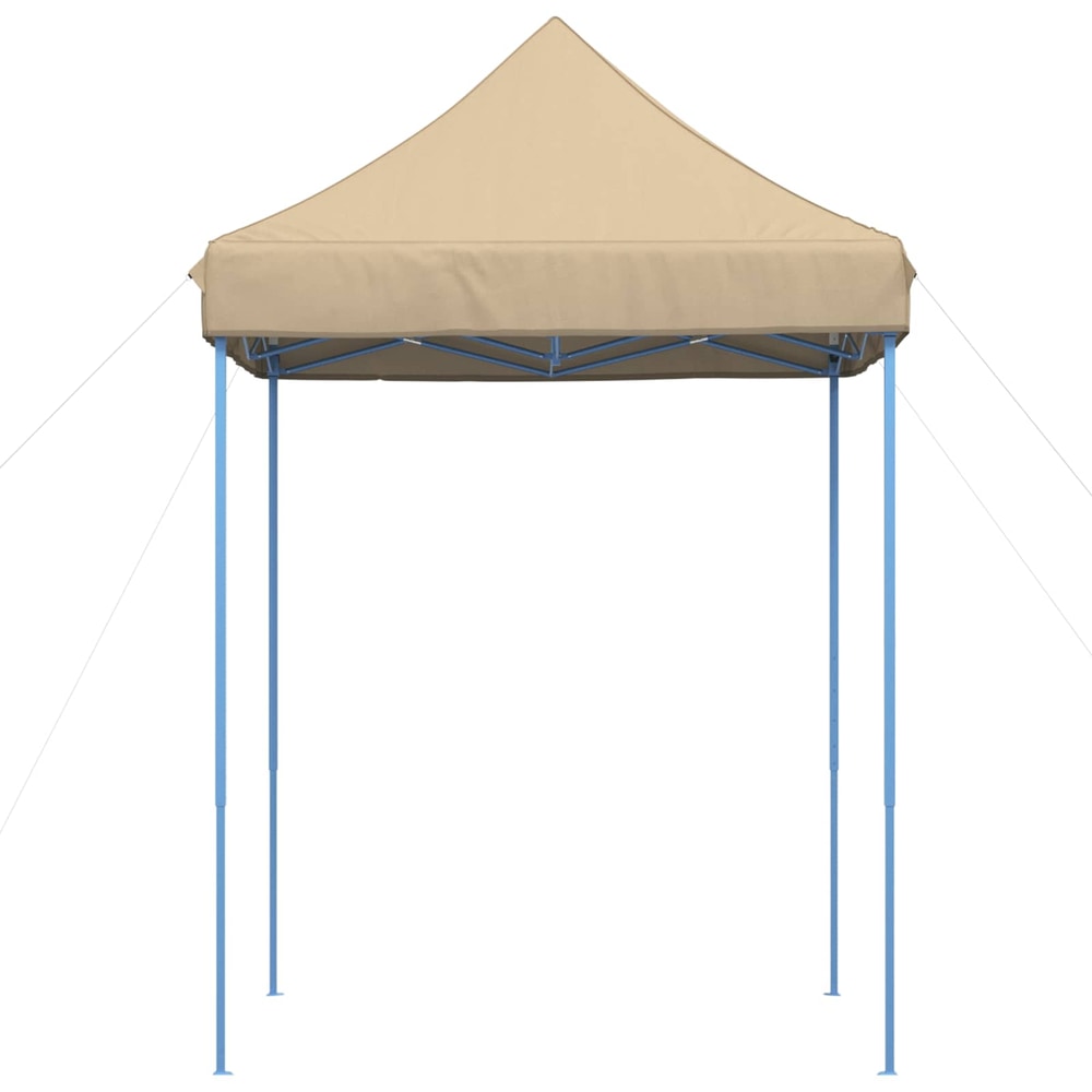 Party Tent 200 x 200 x 306 cm Oxford Fabric Yes without Sidewall Beige