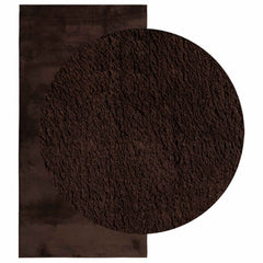 vidaXL Medium Pile Soft and Washable Rug HUARTE Brown 150 x 80 cm 3