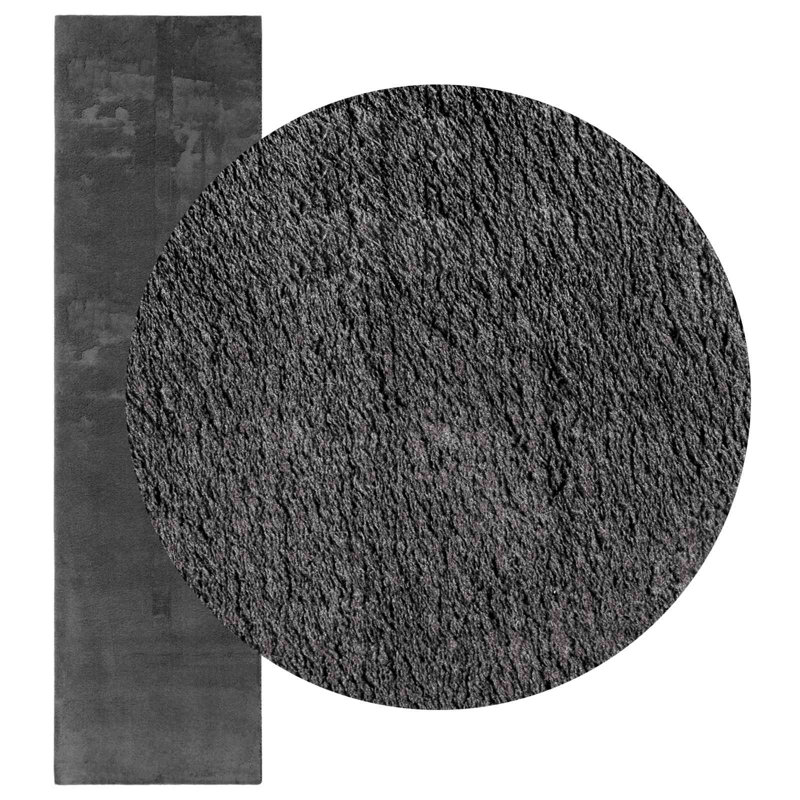 vidaXL Medium Pile Soft and Washable Rug HUARTE Anthracite 80 x 300 cm 3