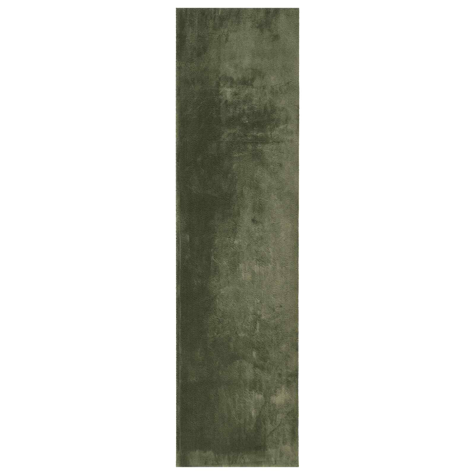 vidaXL Medium Pile Soft and Washable Rug HUARTE Forest green Polyester 2