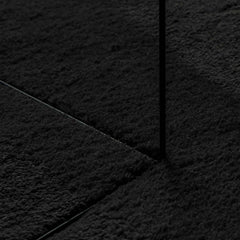 vidaXL Medium Pile Soft and Washable Rug HUARTE Black 300 x 80 cm 5