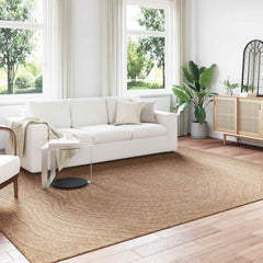 Indoor Outdoor Rug AGIRA Natural Polyester Waveform