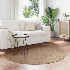 Indoor Outdoor Rug AGIRA Natural Polyester Waveform
