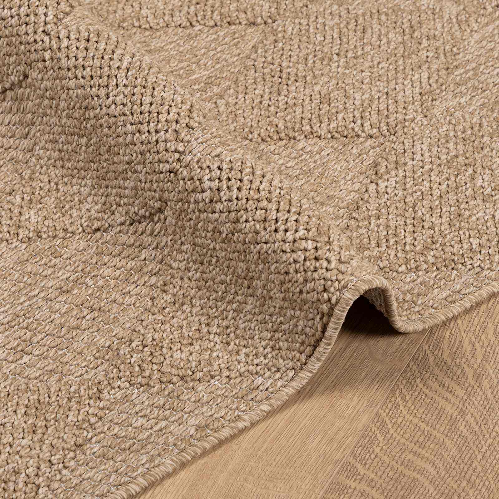 vidaXL Indoor and Outdoor Rug AGIRA Natural 150 x 80 cm Polyester 6