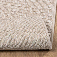 vidaXL Area Rugs Rectangular FARO Cream 150 x 80 cm Polyester 4