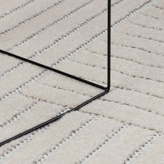 vidaXL Indoor and Outdoor Rug PALMERAS Cream 150 x 80 cm Polyester 5