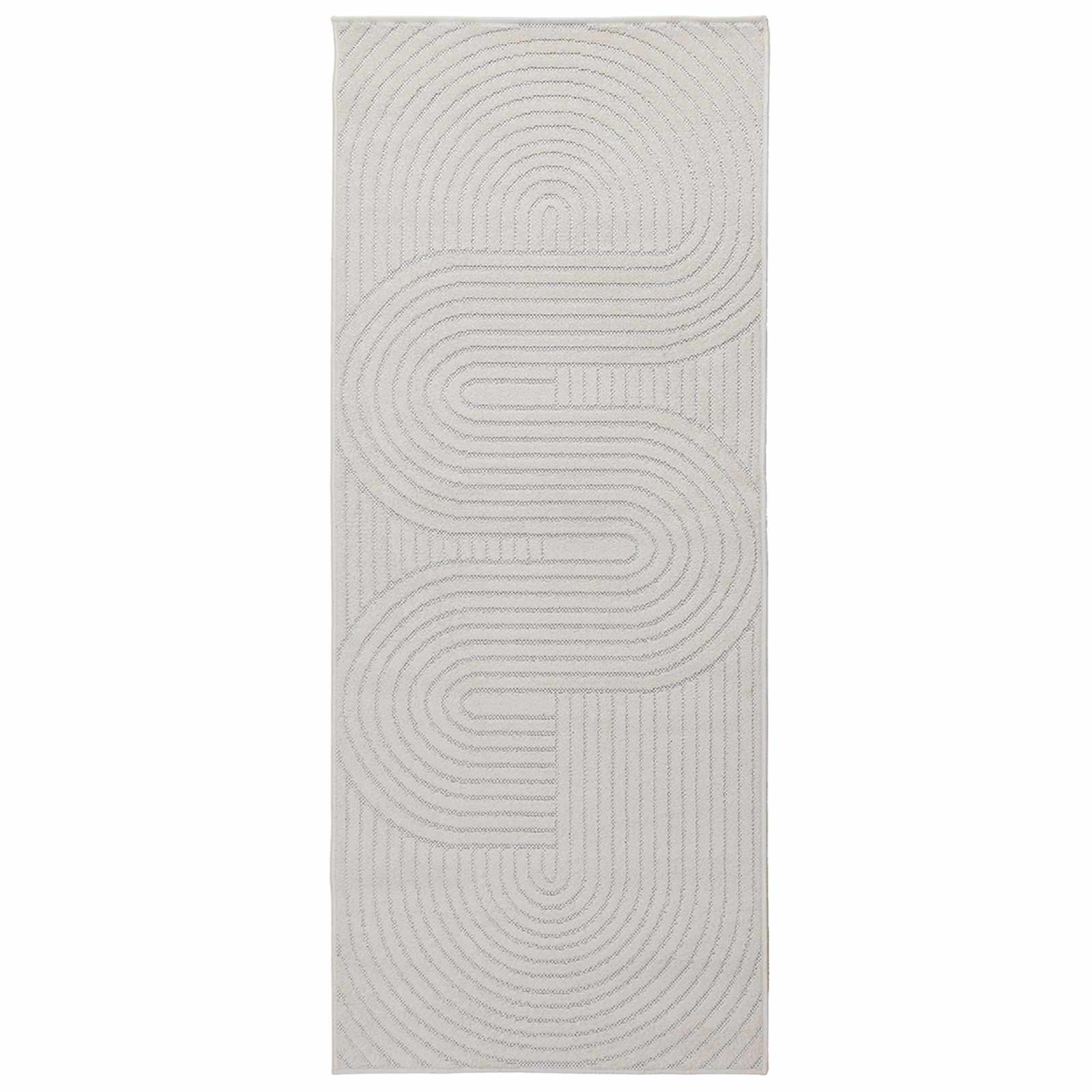vidaXL Indoor and Outdoor Rug PALMERAS Cream 150 x 80 cm Polyester 2