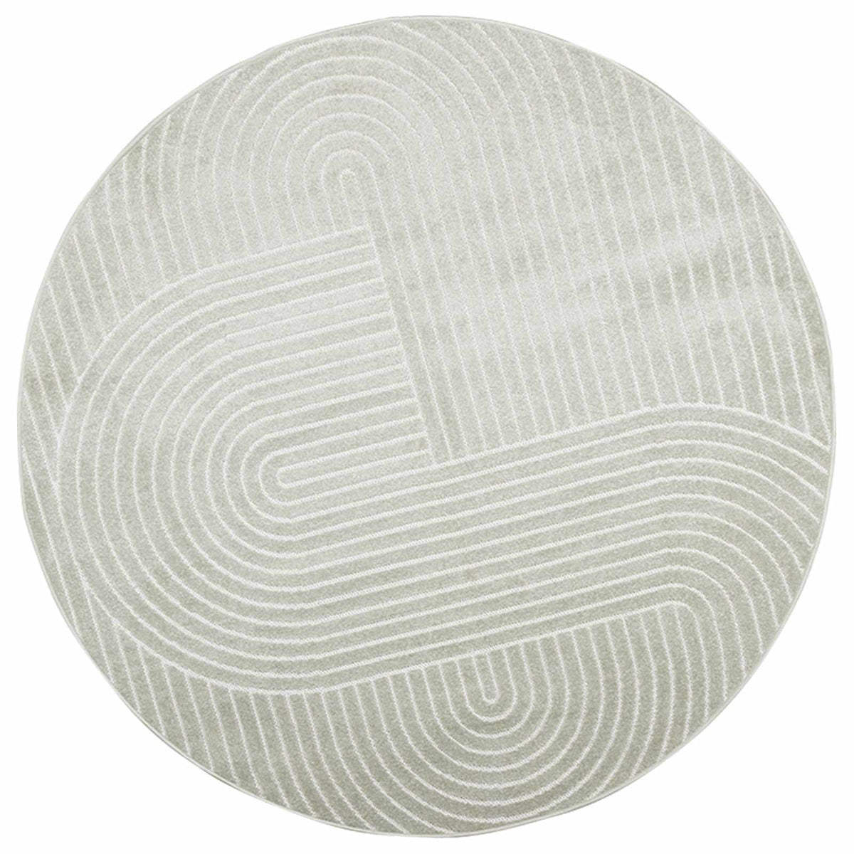 Indoor Outdoor Rug PALMERAS Polyester Zen sand Green