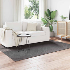 vidaXL Indoor and Outdoor Rug PALMERAS Zen Sand Anthracite