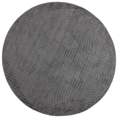 vidaXL Indoor and Outdoor Rug PALMERAS Anthracite Ø 120 CM Polyester 2