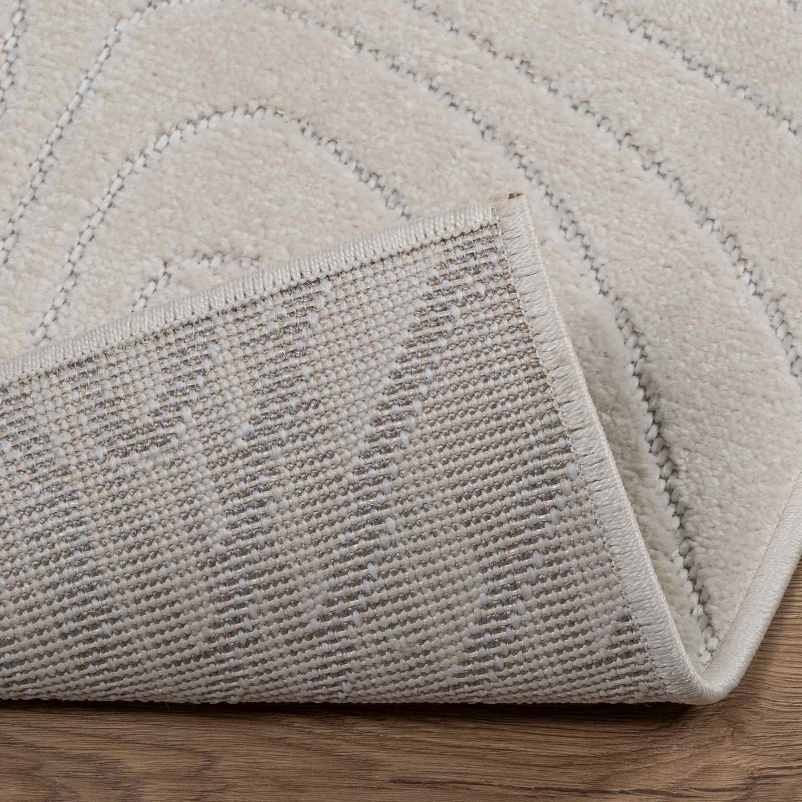 vidaXL Indoor and Outdoor Rug PALMERAS Cream 150 x 80 cm Polyester 4