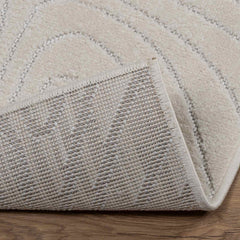 vidaXL Indoor and Outdoor Rug PALMERAS Cream 150 x 80 cm Polyester 4