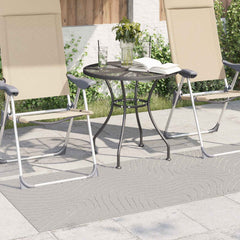 vidaXL Indoor and Outdoor Rug PALMERAS Cream 150 x 80 cm Polyester 3