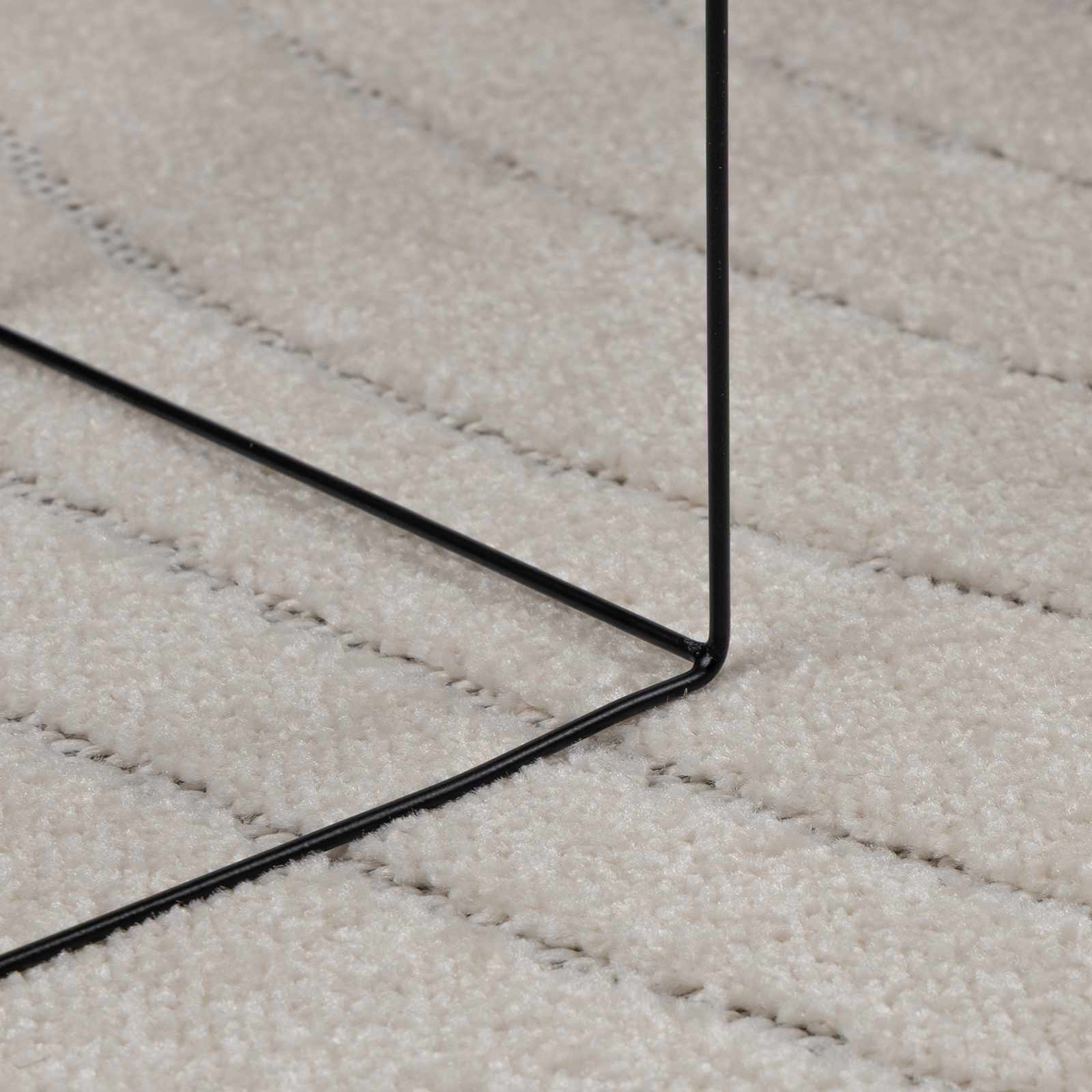 vidaXL Indoor and Outdoor Rug PALMERAS Cream 200 x 80 cm Polyester 6