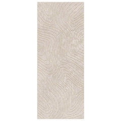 Indoor and Outdoor Rug PALMERAS Polyester Waveform Beige 80 x 150 cm