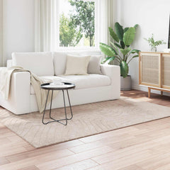 vidaXL Indoor and Outdoor Rug PALMERAS Polyester Waveform Beige