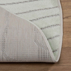 vidaXL Indoor and Outdoor Rug PALMERAS Green Ø 120 CM Polyester 4
