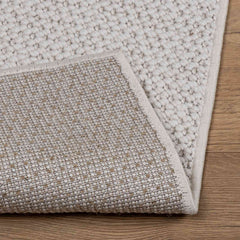 vidaXL Indoor Rug LUGO Cream 150 x 80 cm Polyester 4