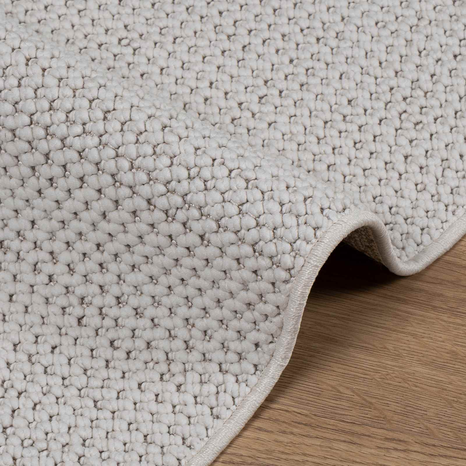 vidaXL Indoor Rug LUGO Cream 150 x 80 cm Polyester 5
