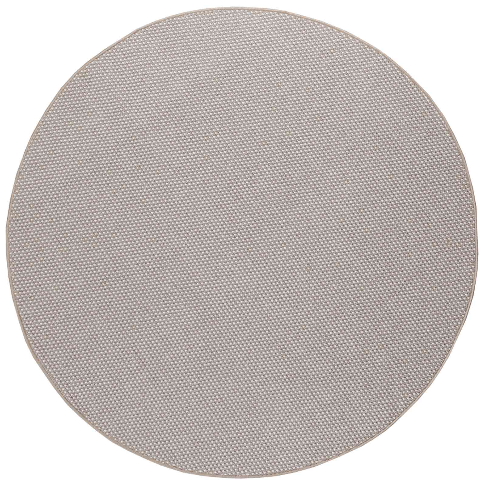 vidaXL Indoor Rug LUGO Taupe Ø 160 CM Polyester 2