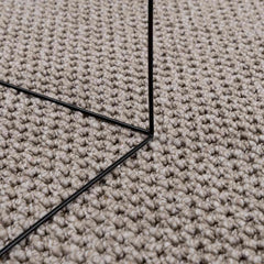 vidaXL Indoor Rug LUGO Taupe 80 x 150 cm Polyester 5
