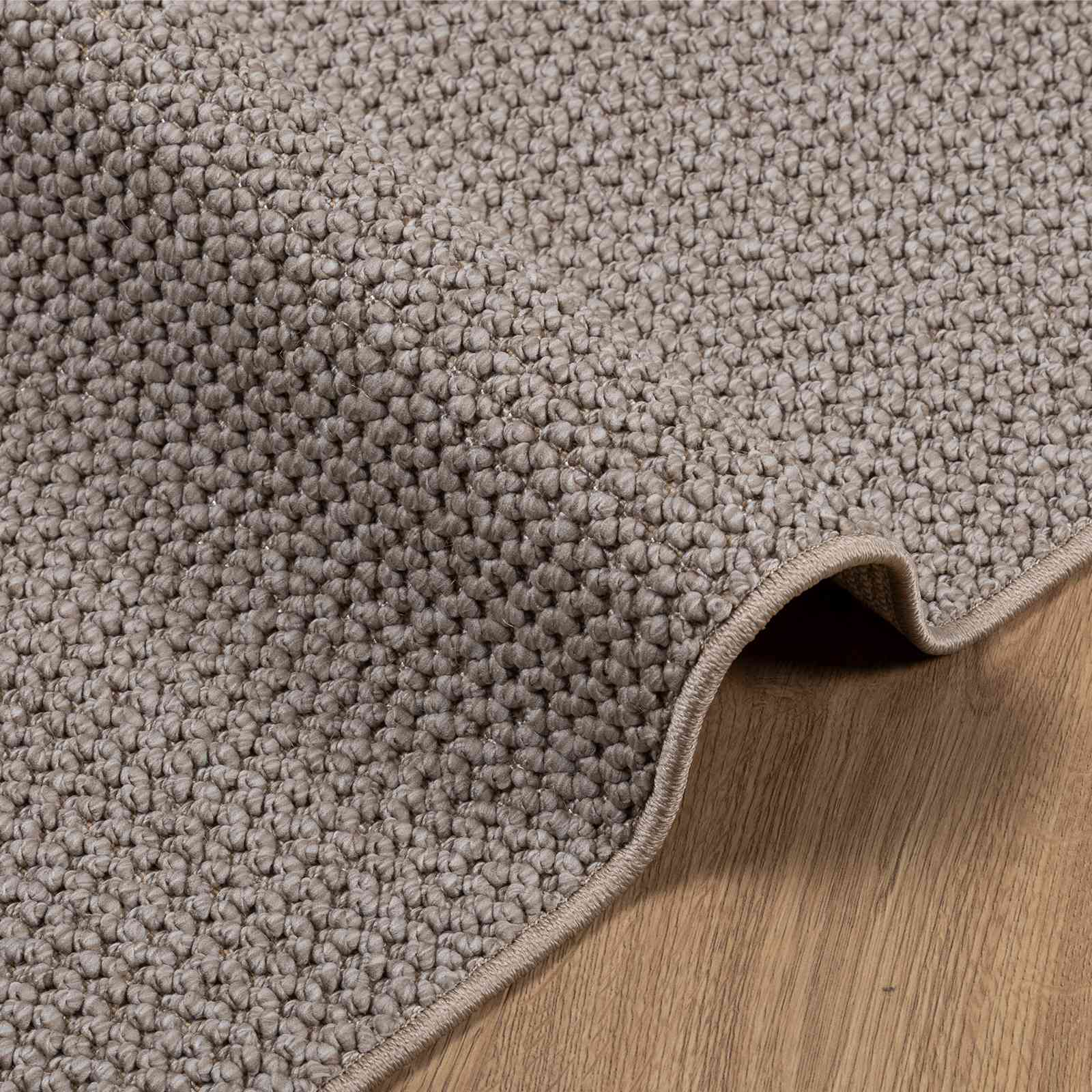 vidaXL Indoor Rug LUGO Taupe 80 x 150 cm Polyester 6