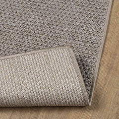 vidaXL Indoor Rug LUGO Taupe 120 x 120 cm Polyester 4
