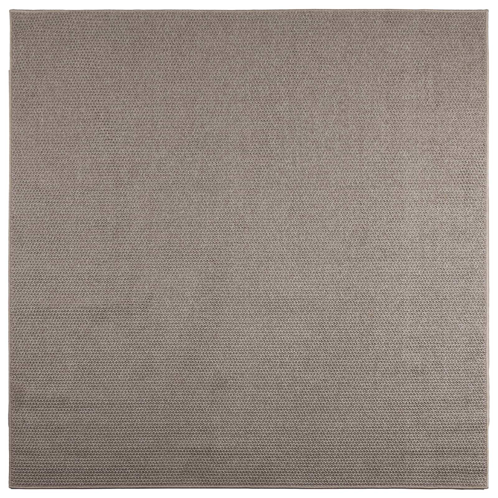 vidaXL Indoor Rug LUGO Taupe 120 x 120 cm Polyester 2