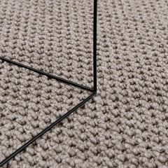 vidaXL Indoor Rug LUGO Cream and Taupe Ø 160 CM Polyester 5